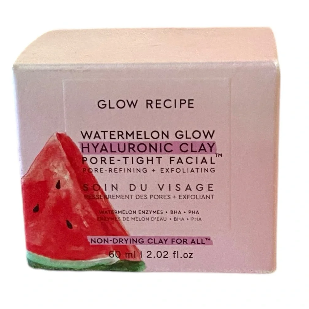 💎 Glow Recipe Watermelon Glow Hyaluronic Clay Pore-Tight Facial Mask Full-Size